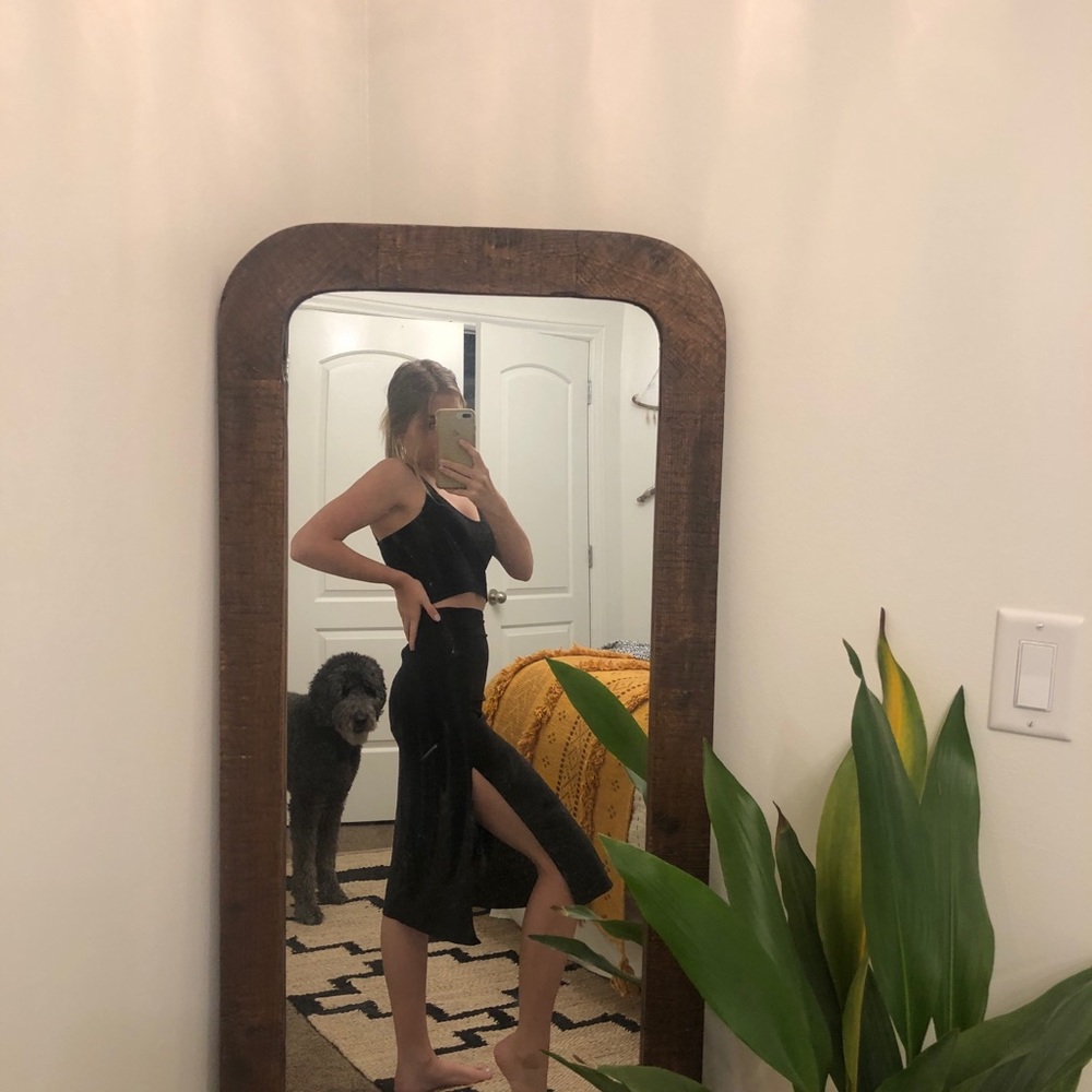 Brandy slitted shirt